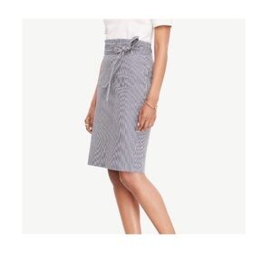 Ann Taylor Factory Gray Pencil Skirt